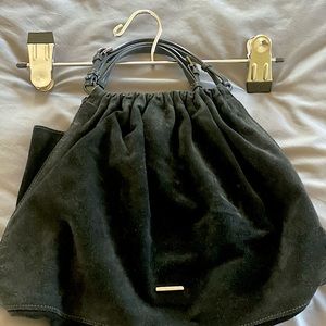 Vintage Gucci Suede Black Bag